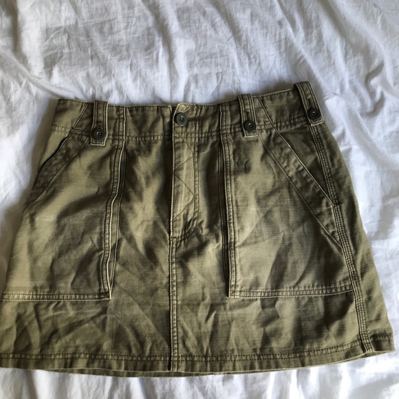 Free people army style mini skirt - Picture 1 of 3